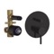 Matte Black Built-In Shower Diverter